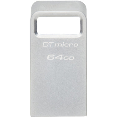 Kingston datatraveler micro 64 gb usb-stick (zilver, dtmc3g2 64gb, usb 3.2 gen 1)