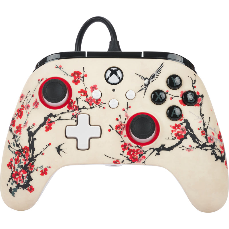 Load image into Gallery viewer, Powera advantage controller met kabel voor de xbox series x|s - warrior's nirvana (magnoliawit, xbox series x|s, xbox one, pc)
