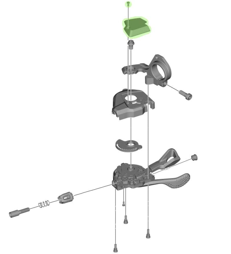 Load image into Gallery viewer, Shimano base cap for sl-m8000 without indicator right
