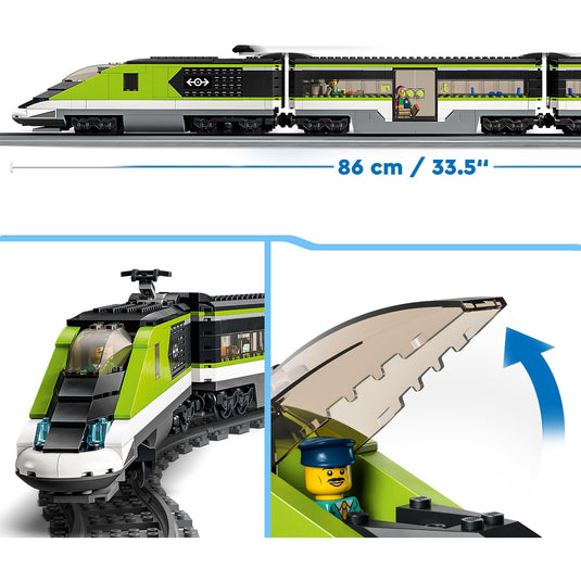 Lego city 60337 express passagierstrein