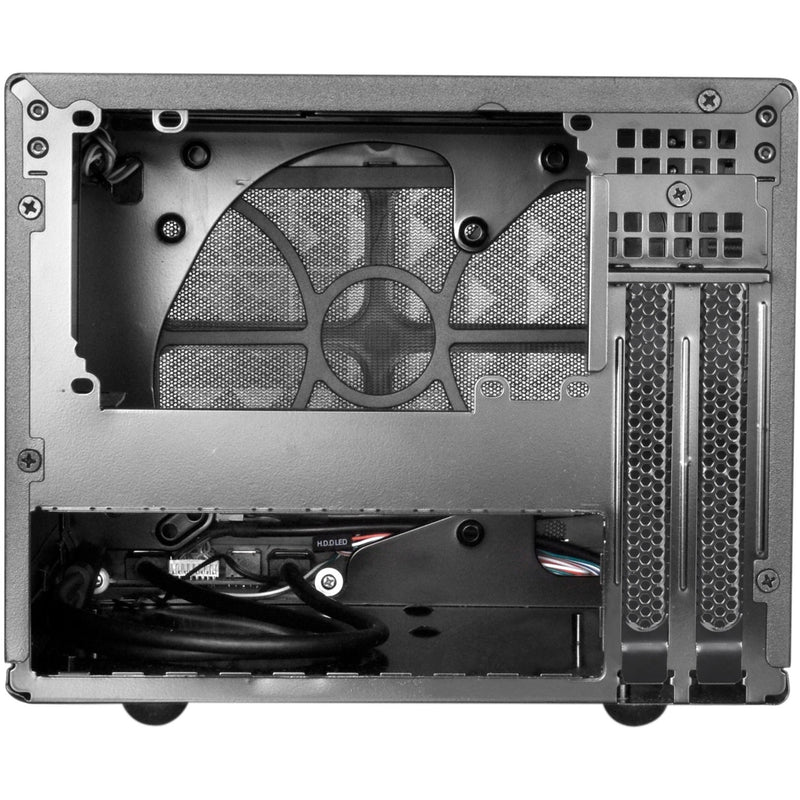 Load image into Gallery viewer, Silverstone sst-sg13b-c mini tower behuizing (zwart | 1x usb-a | 1x usb-c)
