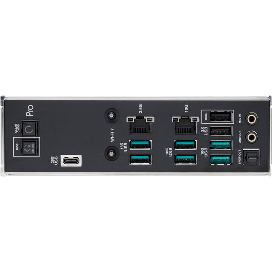 Asus pro ws trx50-sage wifi socket str5 moederbord (zwart grijs, raid, 10gb-lan, 2.5gb-lan, wi-fi 7, bt, sound, ceb)