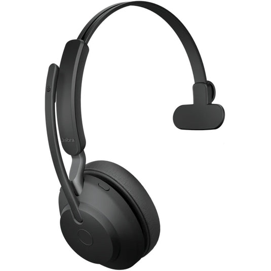 Jabra evolve2 65, ms mono on-ear headset (zwart, microsoft teams, bluetooth)