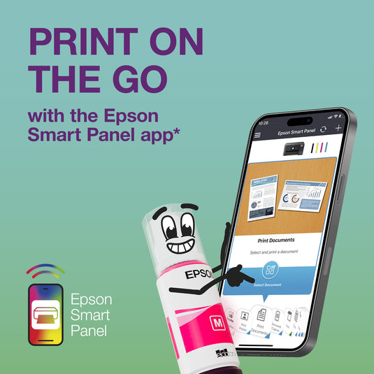 Epson ecotank et-2871 a4 multifunctionele wi-fi-printer met inkttank all-in-one inkjetprinter (zwart, scannen, kopiëren, wi-fi, inclusief tot 3 jaar inkt)