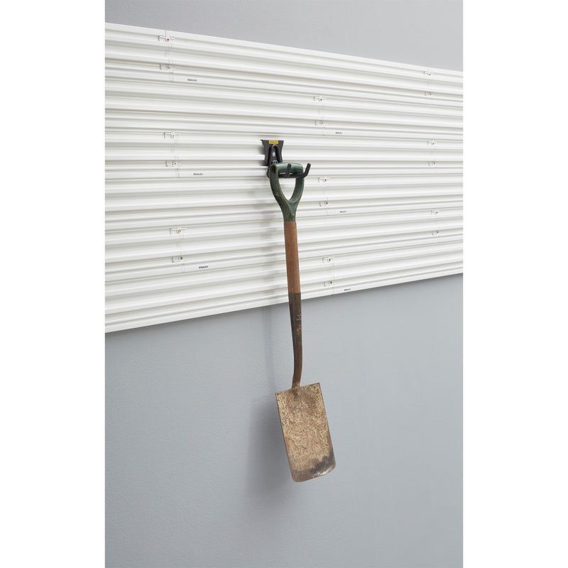 Load image into Gallery viewer, Stanley track wall - universele haak medium houder (zwart)
