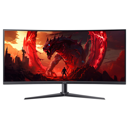 Acer nitro xz340cur x2 34 curved ultrawide gaming monitor (zwart, 2x hdmi, 2x displayport, audio, amd freesync, 200 hz)