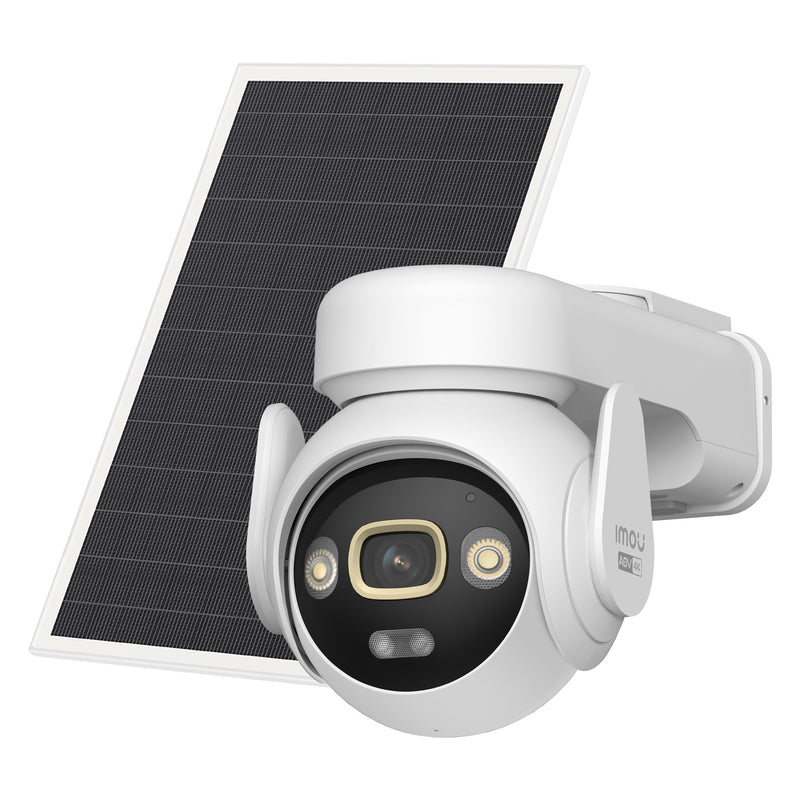 Afbeelding laden in galerijviewer, Imou aov pt 4k kit (wifi+4g) simcard sd beveiligingscamera (wit, 8 mp, wifi 6, 4g lte, solar panel, ai-detectie)
