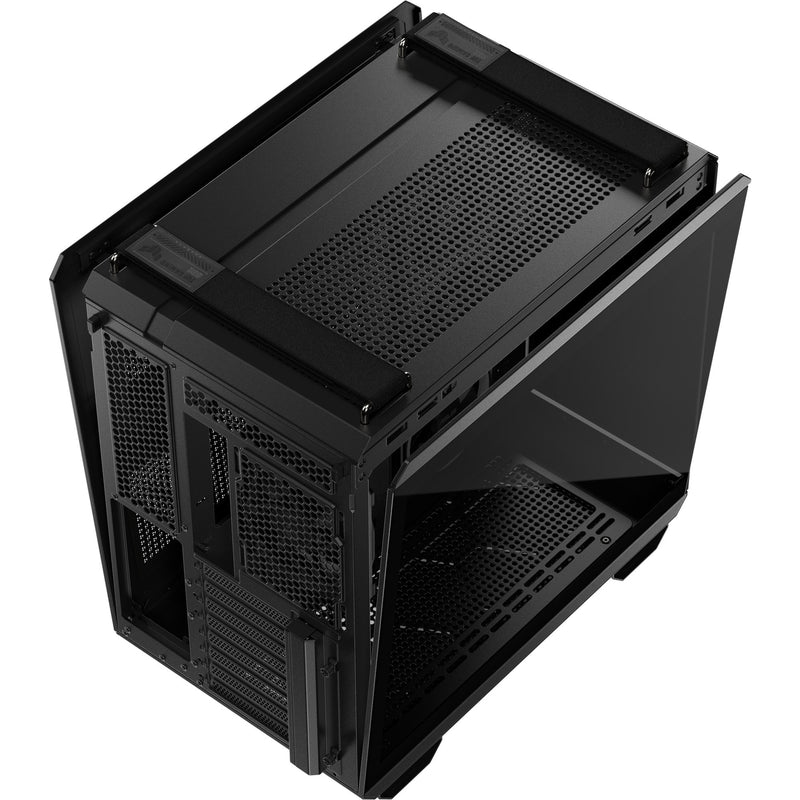 Load image into Gallery viewer, Asus tuf gaming gt502 horizon argb midi tower behuizing (zwart | 3x usb-a | 1x usb-c | tempered glass)
