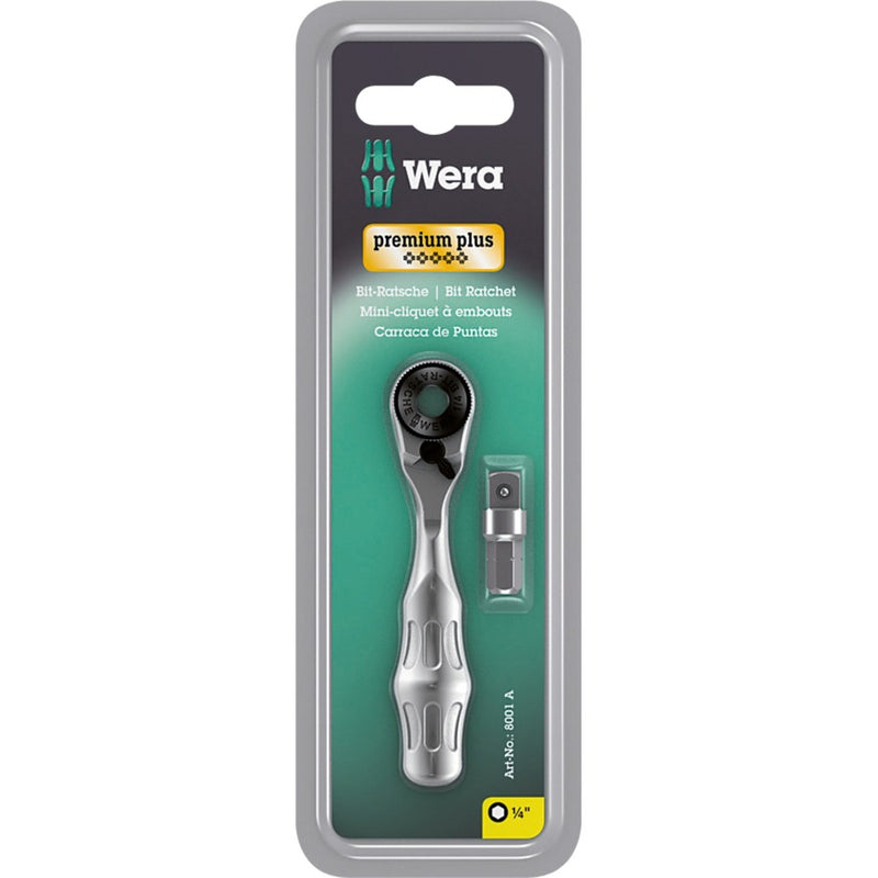 Load image into Gallery viewer, Wera 8001 a zyklop mini 1 bit-ratel 1 4 (met 1 4 adapter)
