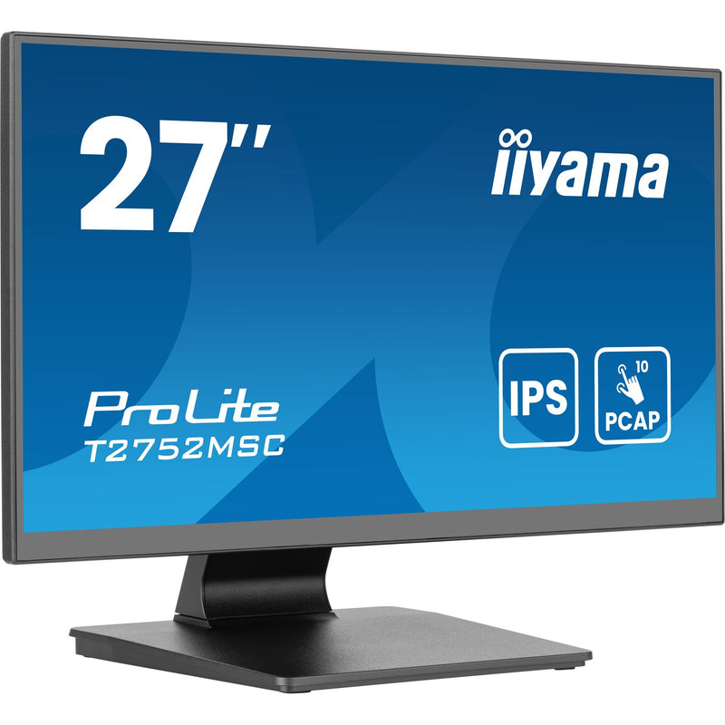 Load image into Gallery viewer, Iiyama prolite t2752msc-b1ag 27 touchscreen monitor (zwart, hdmi, displayport, 2x usb-a, usb-b)
