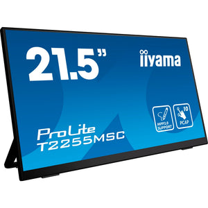 Iiyama prolite t2255msc-b1 21.5 monitor (zwart, hdmi, displayport, 2x usb-a)