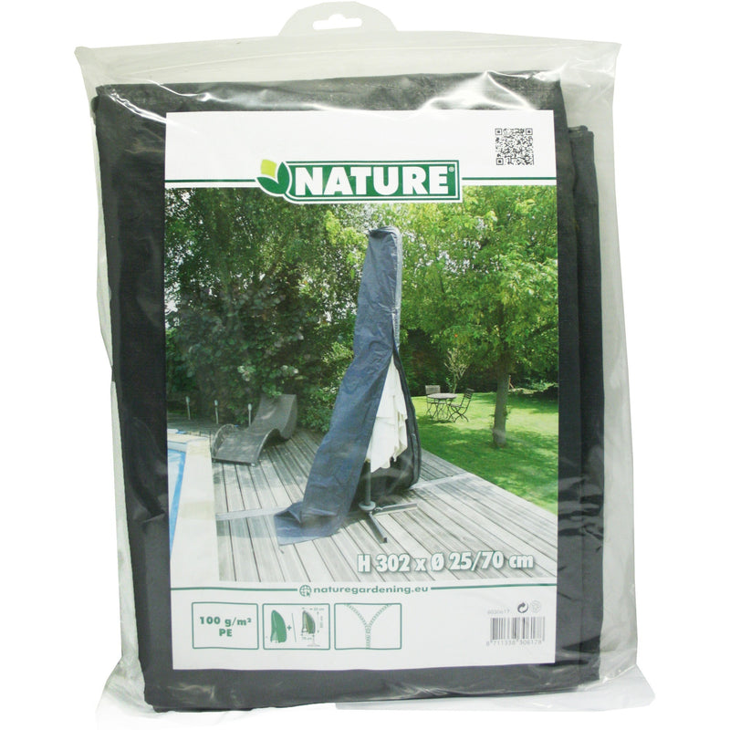 Load image into Gallery viewer, Nature tuinmeubelafdekhoes voor staande parasol (groot) afdekking (grijs, 6030617)
