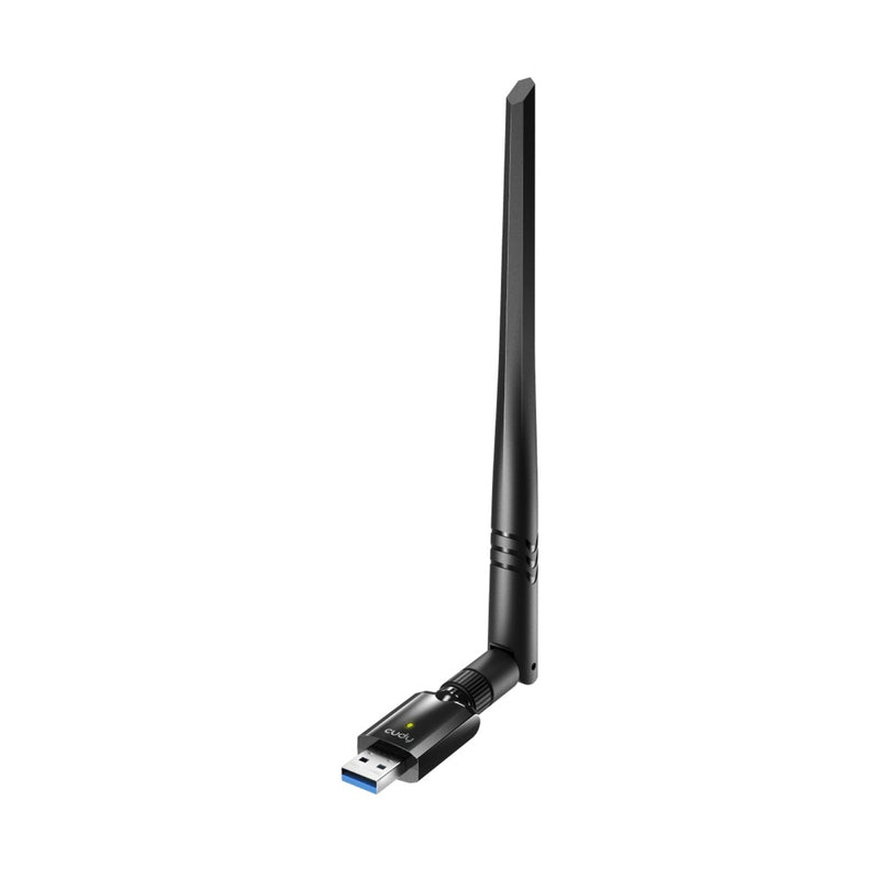 Load image into Gallery viewer, Cudy ac1300 wi-fi high-gain usb wlan adapter (zwart)
