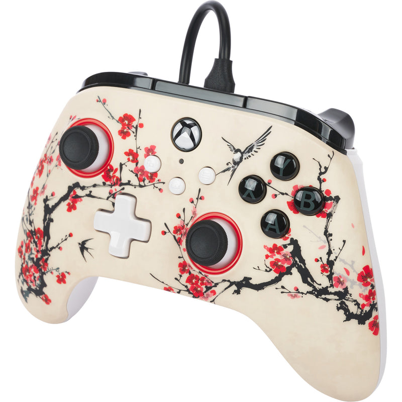 Load image into Gallery viewer, Powera advantage controller met kabel voor de xbox series x|s - warrior's nirvana (magnoliawit, xbox series x|s, xbox one, pc)
