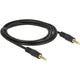 Delock 3,5 mm male > 3.5 mm male kabel (zwart, 2 meter)