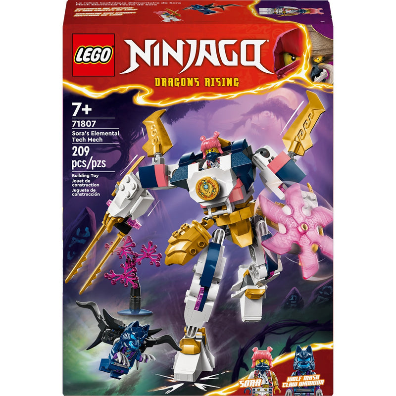 Load image into Gallery viewer, Lego ninjago - sora's elementaire techmecha constructiespeelgoed (71807)
