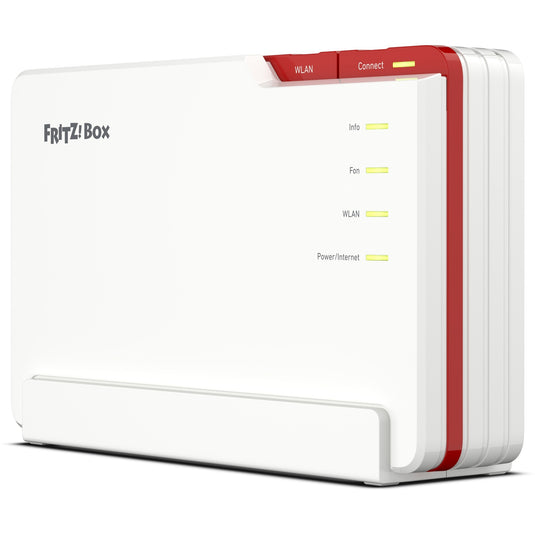 Fritz! box 5690 pro edition international router (wit rood, mesh wi-fi)