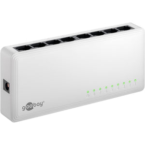 Goobay 8-poort gigabit ethernet switch (wit)