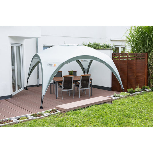 Coleman event shelter l paviljoen (lichtgrijs grijs, 3.65 x 3.65 m)