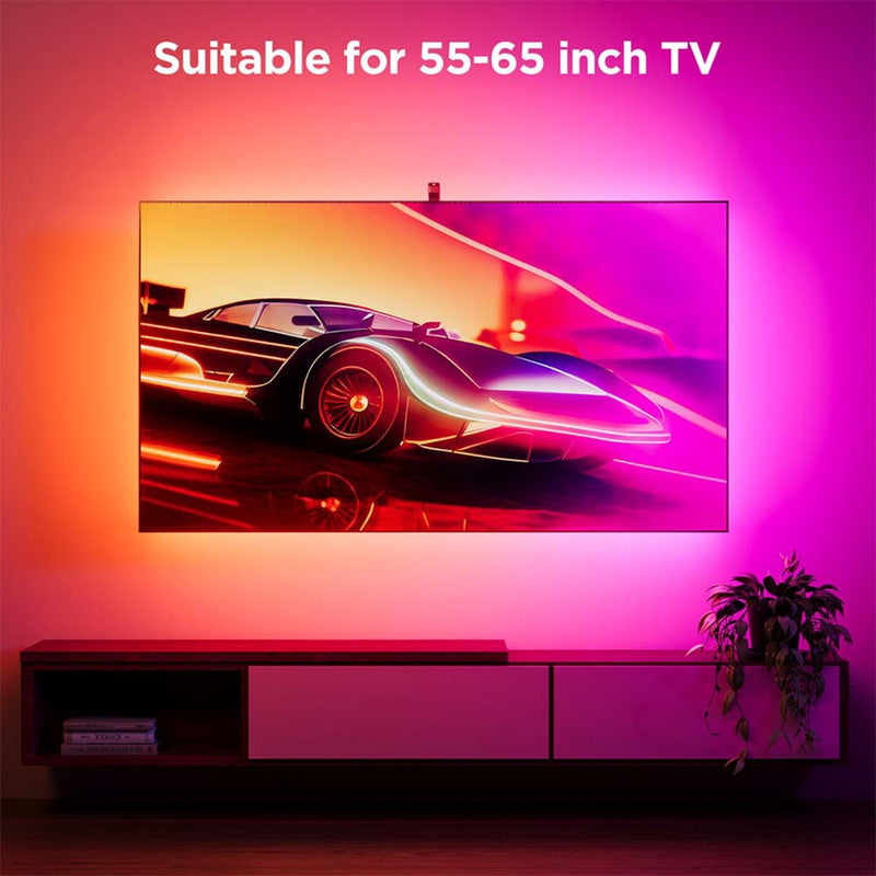 Afbeelding laden in galerijviewer, Govee envisual smart tv backlight 3s ledstrip (2.4ghz wifi, bluetooth, voor 55 - 65 inch tv's)
