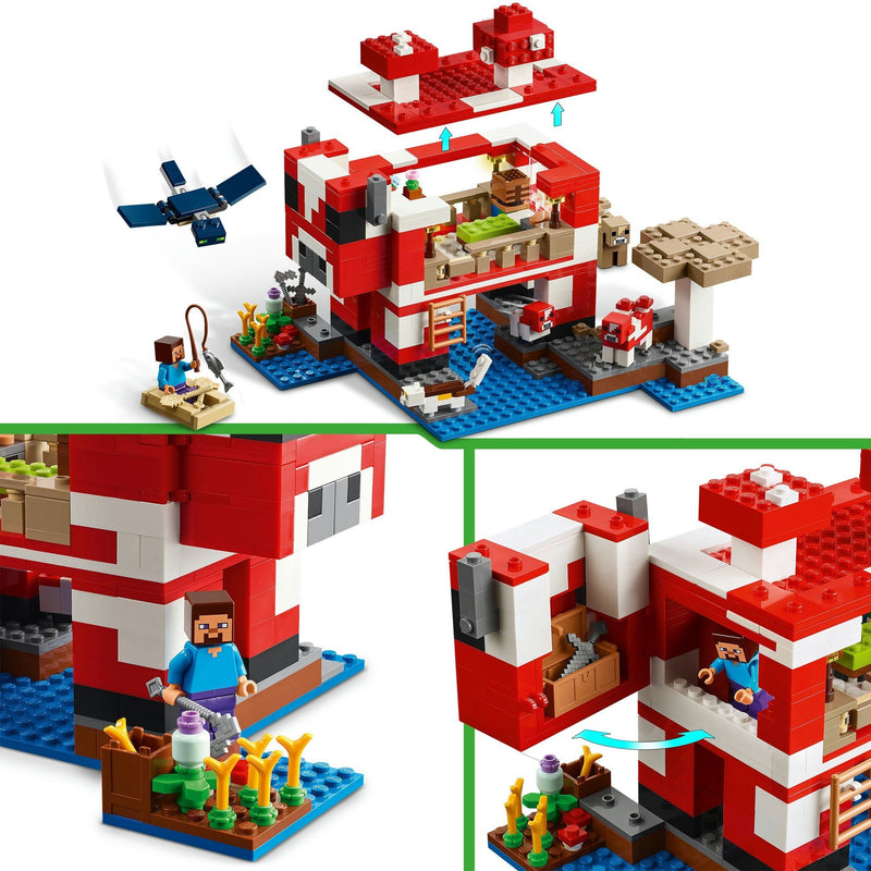 Load image into Gallery viewer, Lego minecraft 21270 het mooshroom huis
