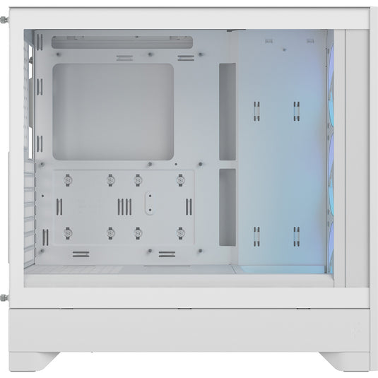 Fractal design pop 2 air rgb midi tower behuizing (wit | 1x usb-a | 1x usb-c | rgb | tempered glass)