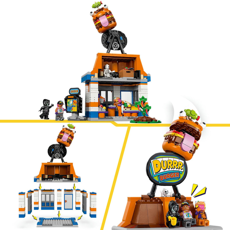 Load image into Gallery viewer, Lego fortnite - durrr burger restaurant constructiespeelgoed (77076)
