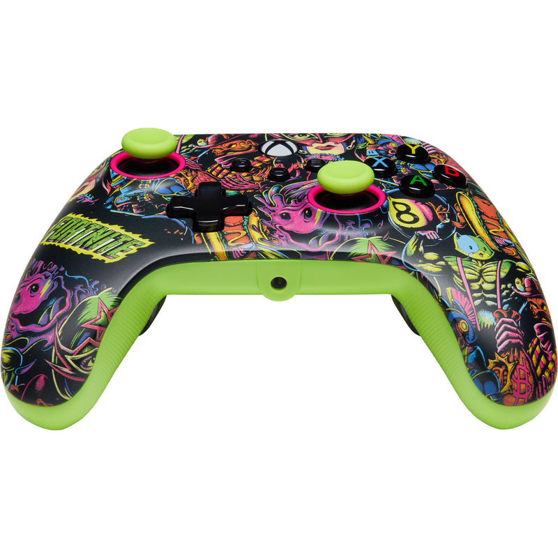 Load image into Gallery viewer, Powera advantage controller met kabel voor de xbox series x|s - fortnite: glow (neongroen, xbox series x|s, xbox one, pc)
