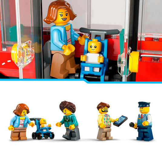 Lego city toeristische rode dubbeldekker - 60407