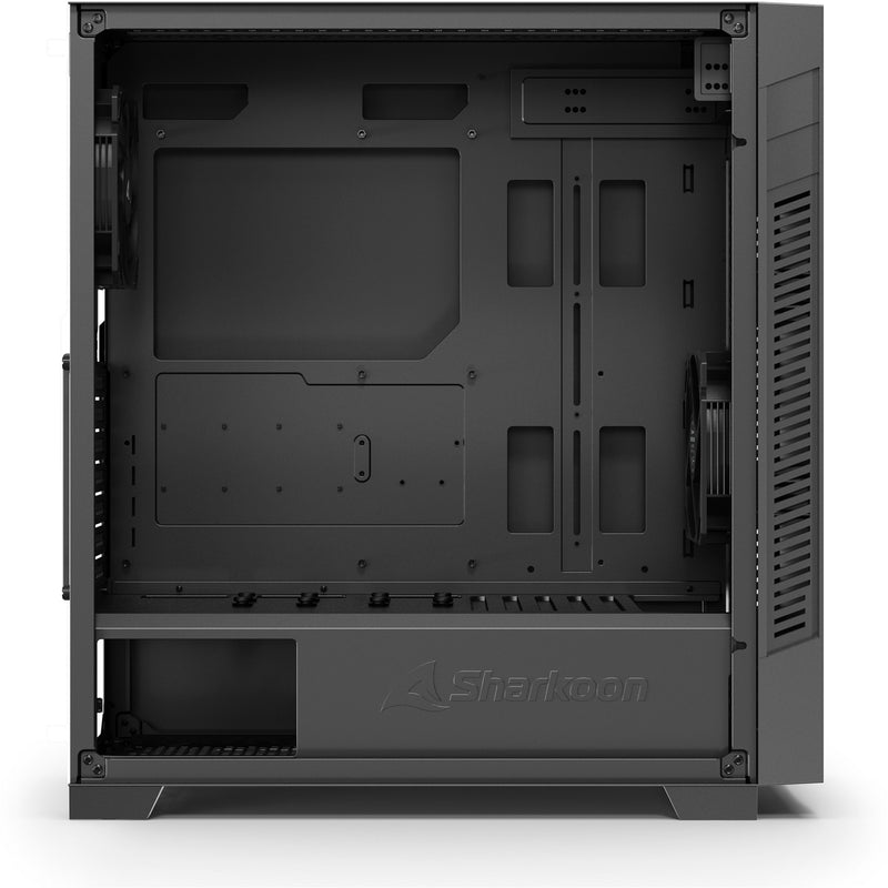 Load image into Gallery viewer, Sharkoon s25-v2 midi tower behuizing (zwart | 2x usb-a | 1x usb-c)
