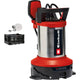 Einhell flutset ge-dp 7535 n ll eco vuilwaterpomp dompel- en drukpompen (rood zwart)