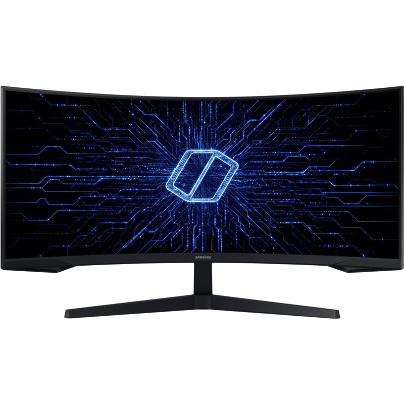 Load image into Gallery viewer, Samsung odyssey g5 34 curved ultrawide gaming monitor (zwart, 1x displayport, 1x hdmi, 165 hz)
