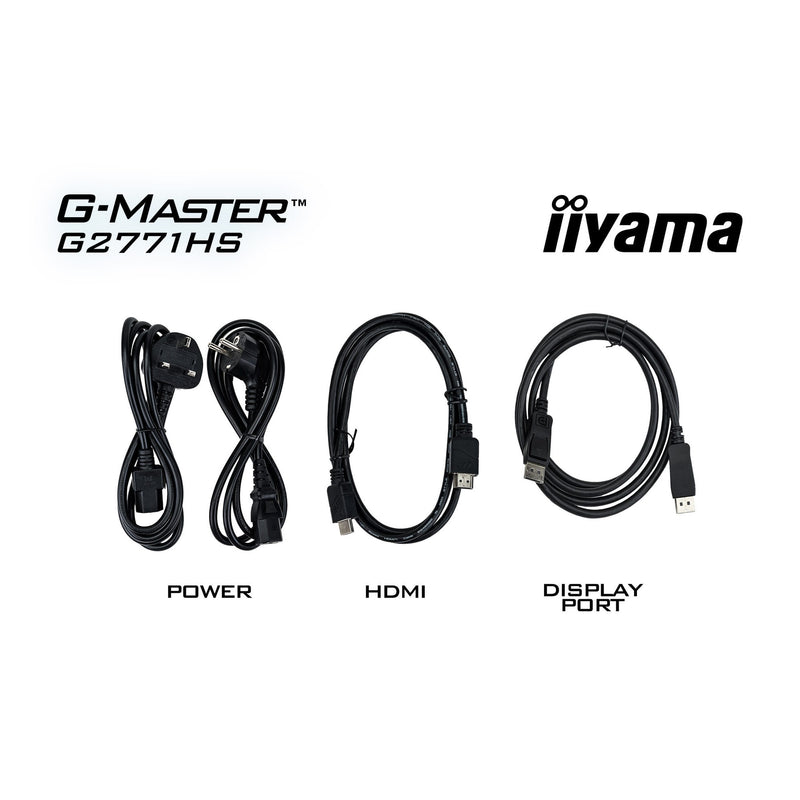 Load image into Gallery viewer, Iiyama g-master red eagle g2771hs-b1 27 gaming monitor (zwart, 2x hdmi, displayport, 240 hz)
