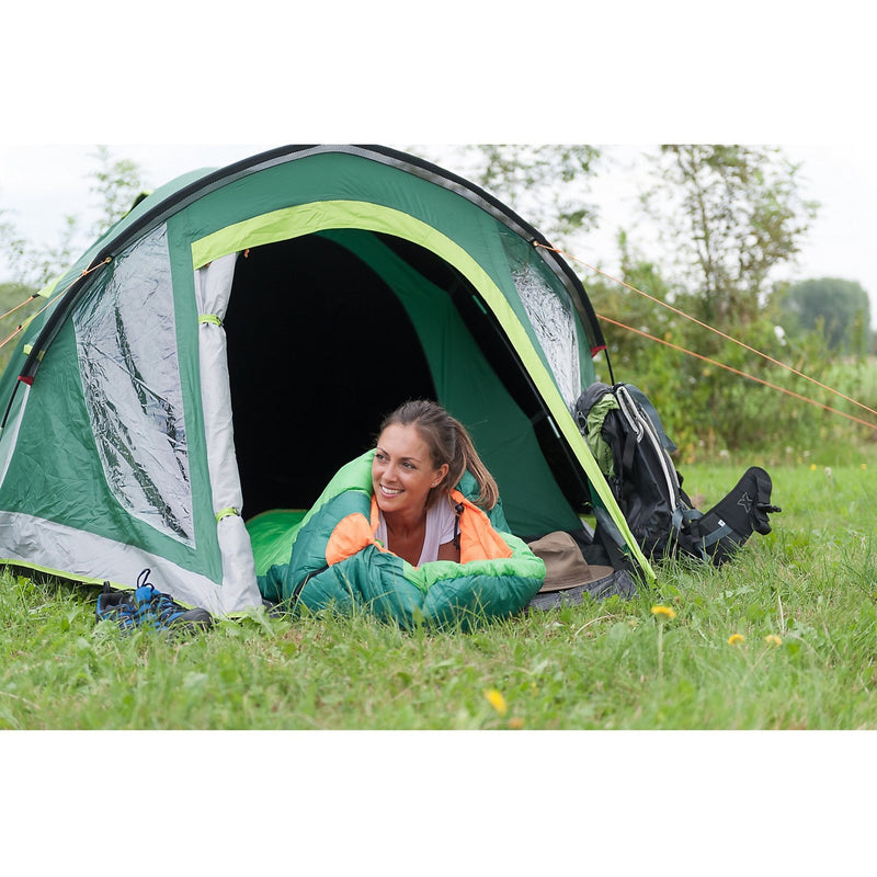 Load image into Gallery viewer, Coleman kobuk valley 4 plus tent (donkergroen lichtgroen)
