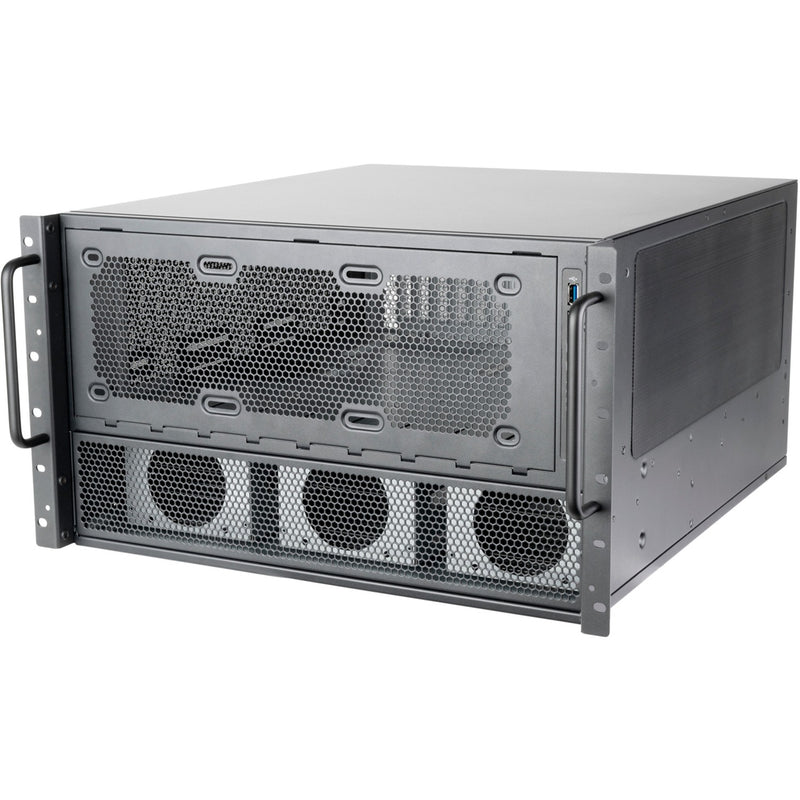 Load image into Gallery viewer, Silverstone rm600 rack behuizing (zwart)
