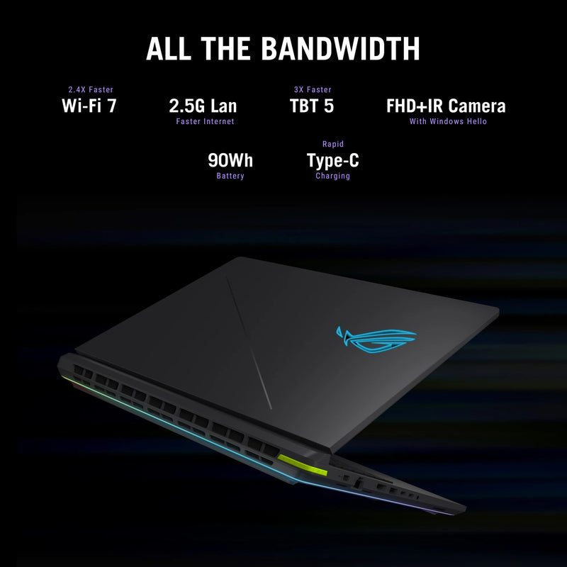 Load image into Gallery viewer, Asus rog strix g16 g615lr-s5072w 16 copilot+ gaming laptop (zwart grijs | core ultra 9 275hx | rtx 5070 ti | 32 gb | 1 tb ssd)
