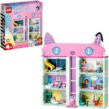 Lego gabby's poppenhuis gabby's poppenhuis speelgoed speelgoed met 4 minifiguren en accessoires voor kinderen 4+ - 10788