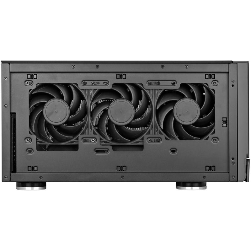 Load image into Gallery viewer, Silverstone crown 04 htpc behuizing (donkergrijs | 4x usb-a | 1x usb-c)

