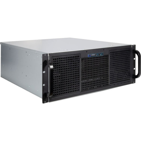 Inter-tech 4u 40248 rack behuizing (zwart | 2x usb-a)
