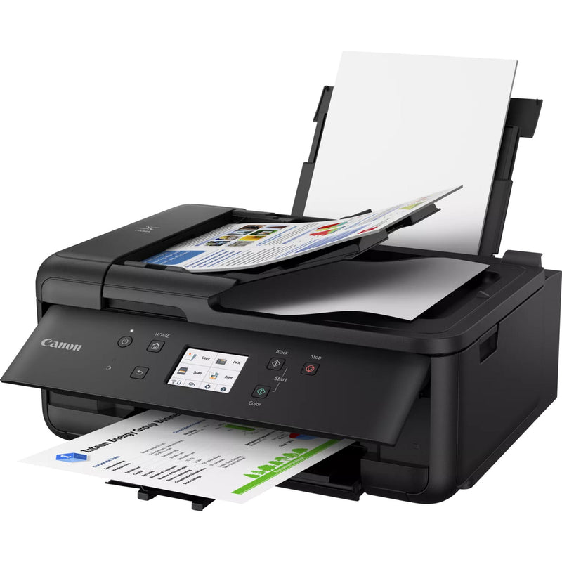 Load image into Gallery viewer, Canon pixma tr7650 all-in-one inkjetprinter met faxfunctie (zwart, usb, wi-fi, kopie, scan, fax)
