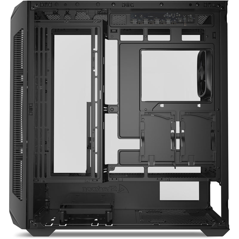 Load image into Gallery viewer, Sharkoon ak5g rgb midi tower behuizing (zwart | 2x usb-a | 1x usb-c | rgb | tempered glass)
