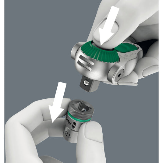 Wera 8000 c sb zyklop speed-ratel met 1 2 -aandrijving
