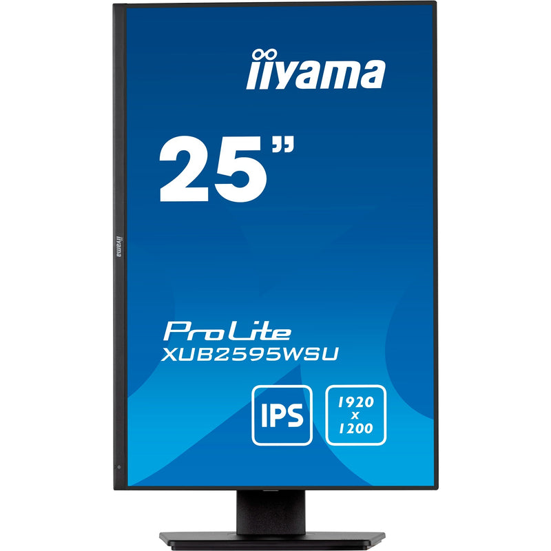 Load image into Gallery viewer, Iiyama prolite xub2595wsu-b5 25 monitor (zwart, hdmi, displayport, vga, 2x usb-a, usb-b)
