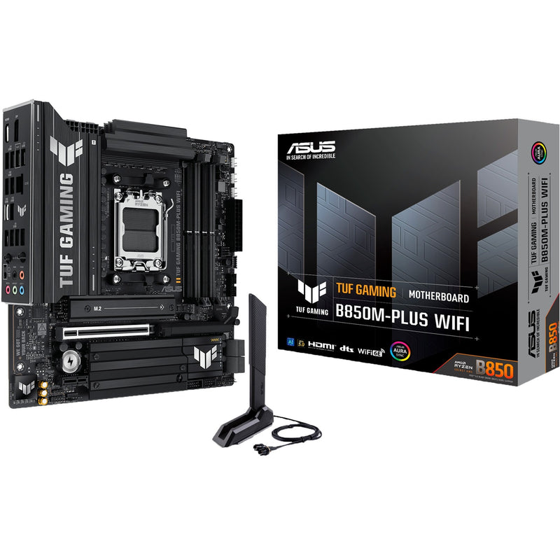 Load image into Gallery viewer, Asus tuf gaming b850m-plus wifi socket am5 moederbord (2.5gb-lan, wi-fi 6e, bt, sound, µatx)
