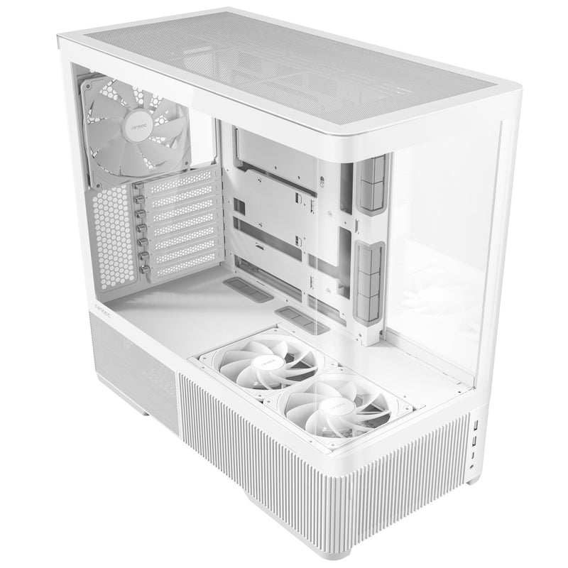 Load image into Gallery viewer, Antec c6 curve air midi tower behuizing (wit | 2x usb-a | 1x usb-c | tempered glass)
