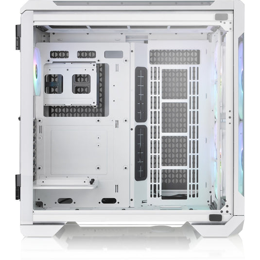 Thermaltake view 51 tg snow argb edition midi tower behuizing (wit | 4x usb-a | 1x usb-c | rgb | window)