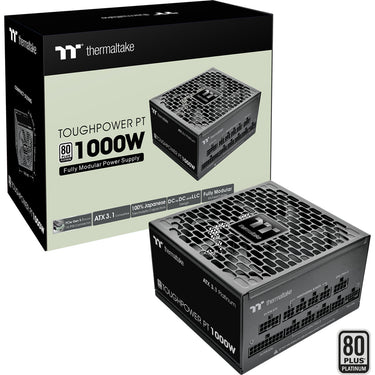 Thermaltake toughpower pt modulaire 1000 watt voeding (1x 12v-2x6, 2x pcie)