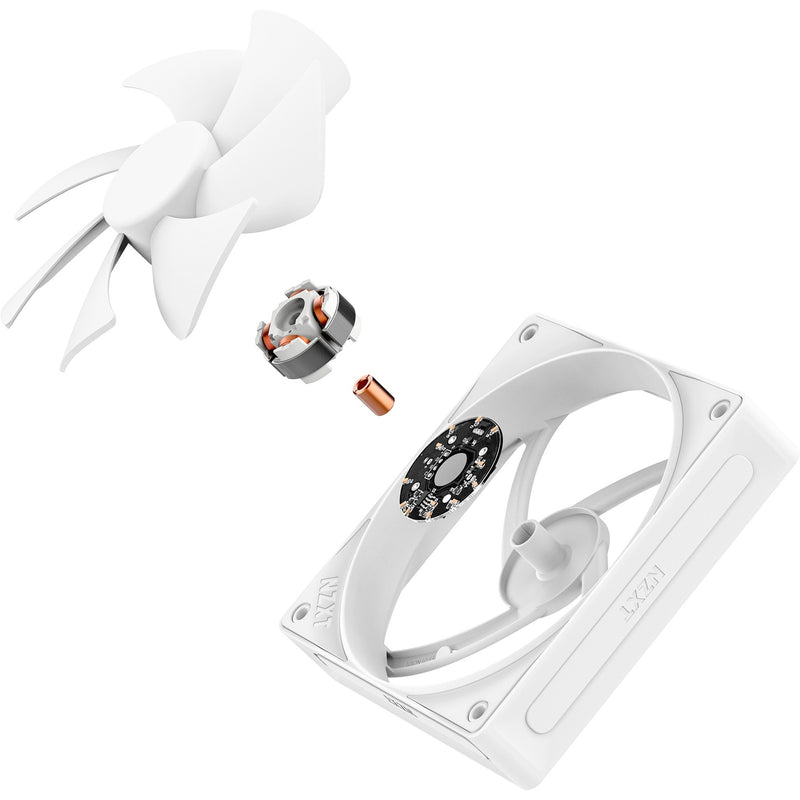Load image into Gallery viewer, Nzxt f120p case fan (wit, 120 x 120 x 25 mm, pwm)
