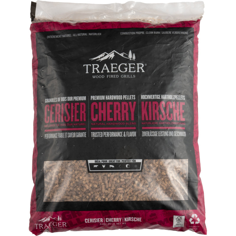 Load image into Gallery viewer, Traeger pellets van hardhout kers brandstof (9 kg)
