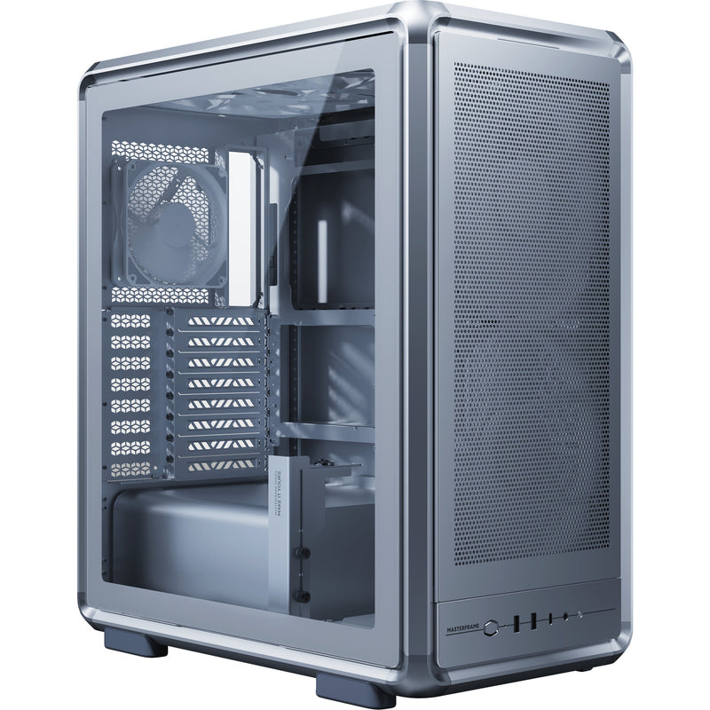 Load image into Gallery viewer, Cooler master masterframe 500 mesh argb midi tower behuizing (zilver | 2x usb-a | 1x usb-c | rgb | tempered glass)
